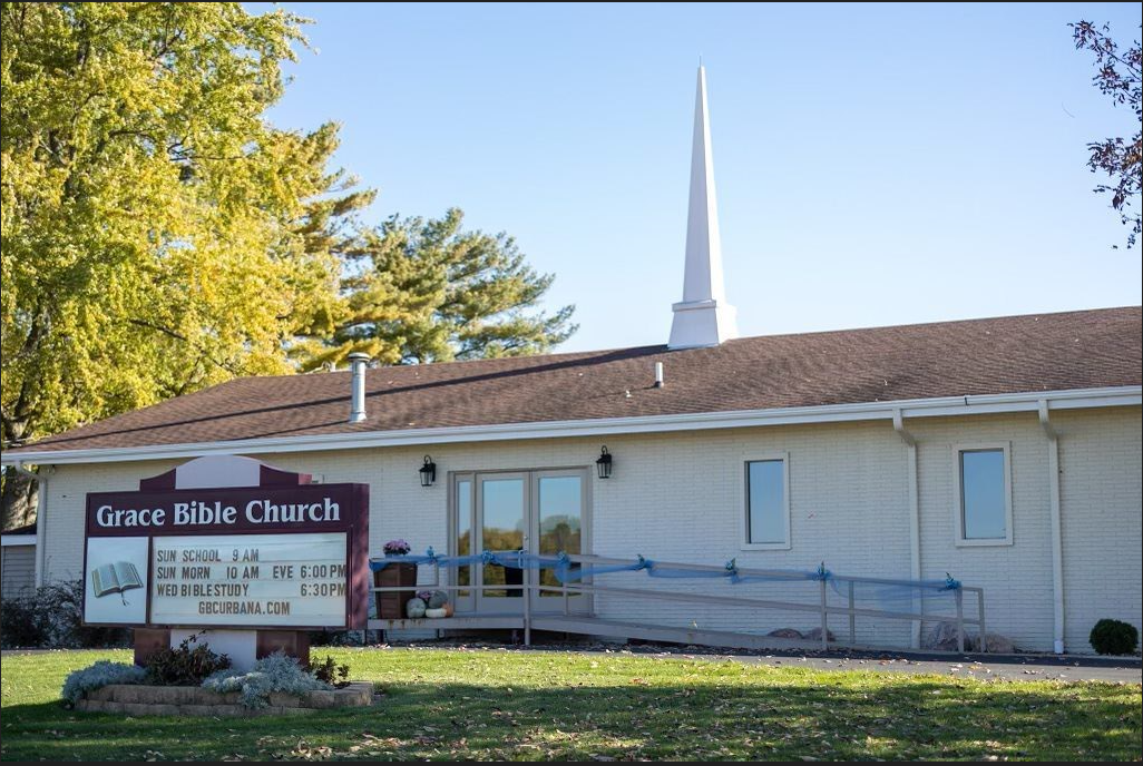 Picture of Grace Bible Church.  A Christian Church Located in Urbana Champaign Illinois Area.